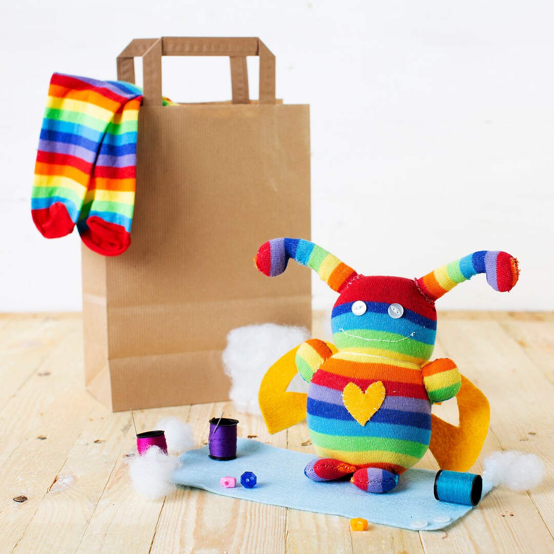 Sock Love Bug Craft Kit Sewing Kit Craft Kit for Kids Craft Kits for