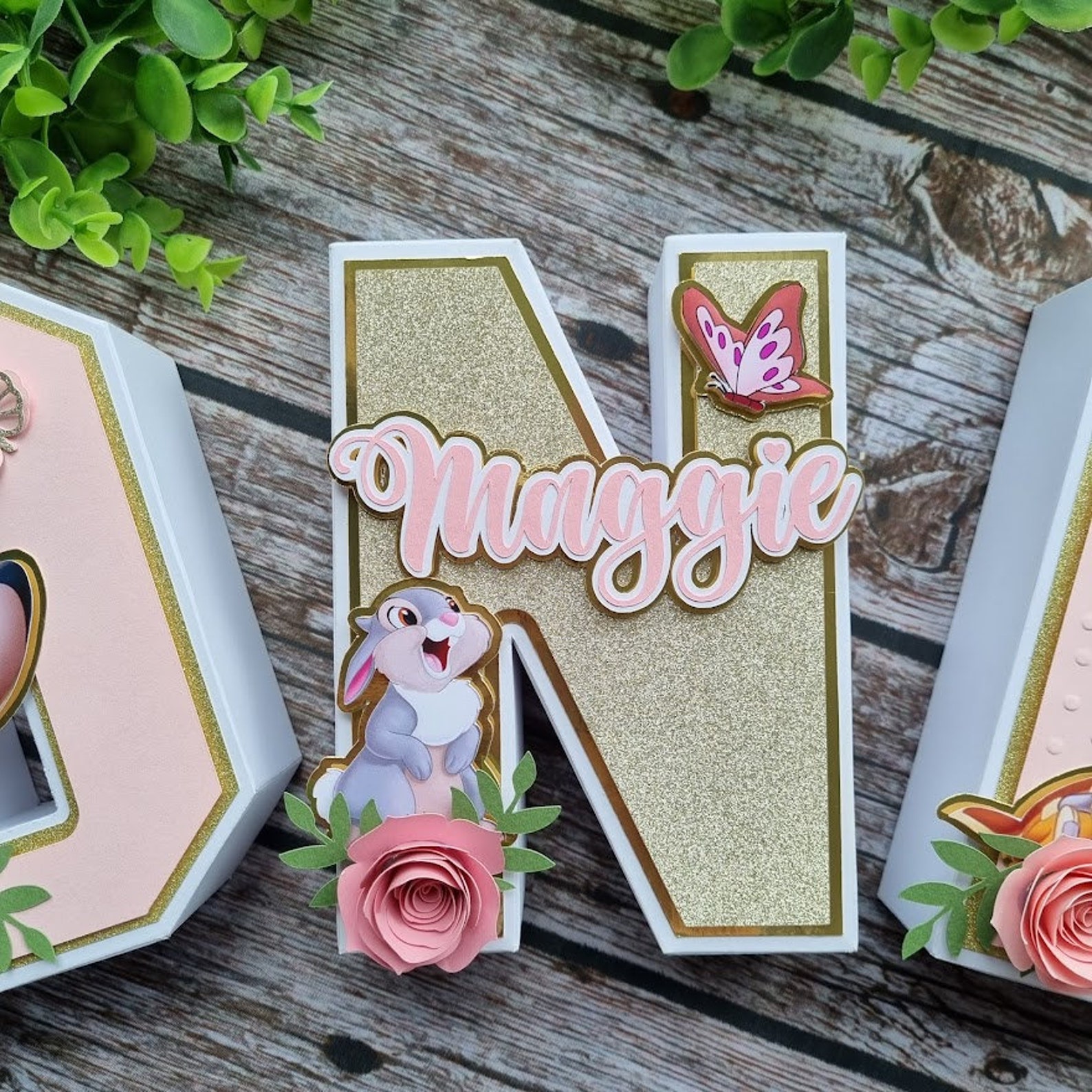 Bambi 3D Letters ONE 3D Letters Bambi Birthday Bambi Party | Etsy UK