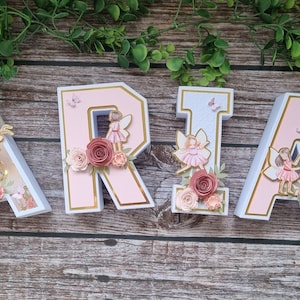 3D-letters / Gepersonaliseerde 3D-letters Kinderkamerdecoratie, 3D-themaletters, cake-smash-letters voor fotoshoots, lees de beschrijving.