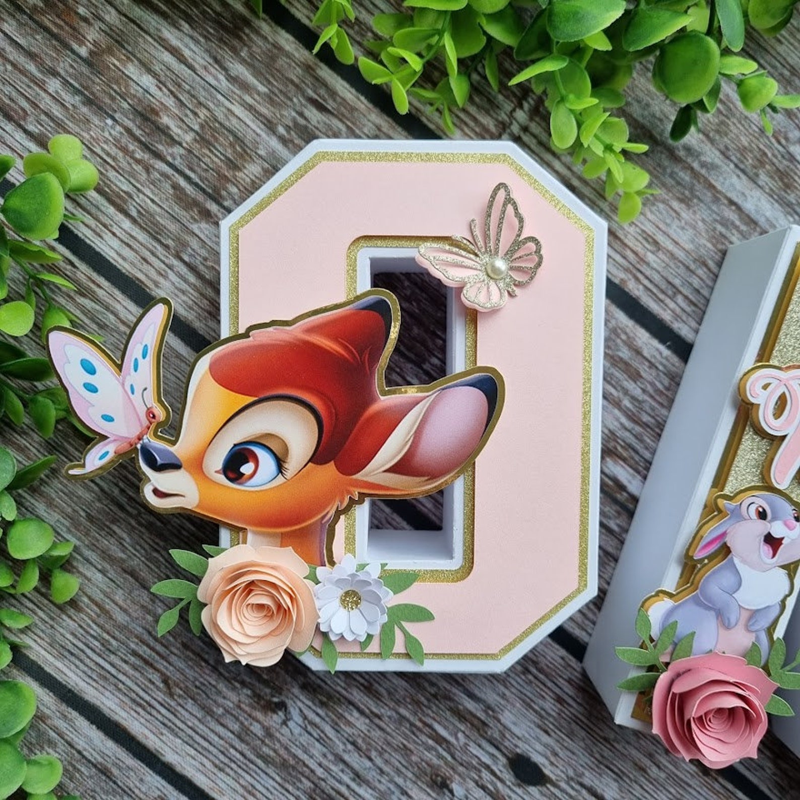 Bambi 3D Letters ONE 3D Letters Bambi Birthday Bambi Party - Etsy
