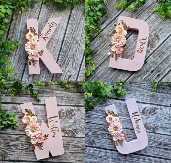 Floral Ribbon Alphabet & Letters - The Sewing Collection