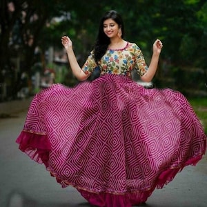 Design frock long store