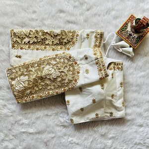 Aari work churidar material online sale