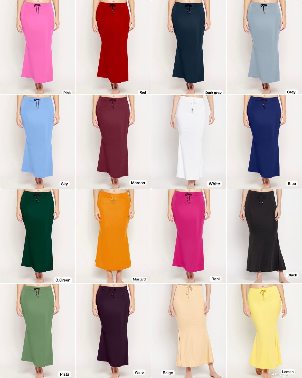 Wemyc Saree Shapewear for Medium Size( 5.1 - 5.4 ft height) Nylon