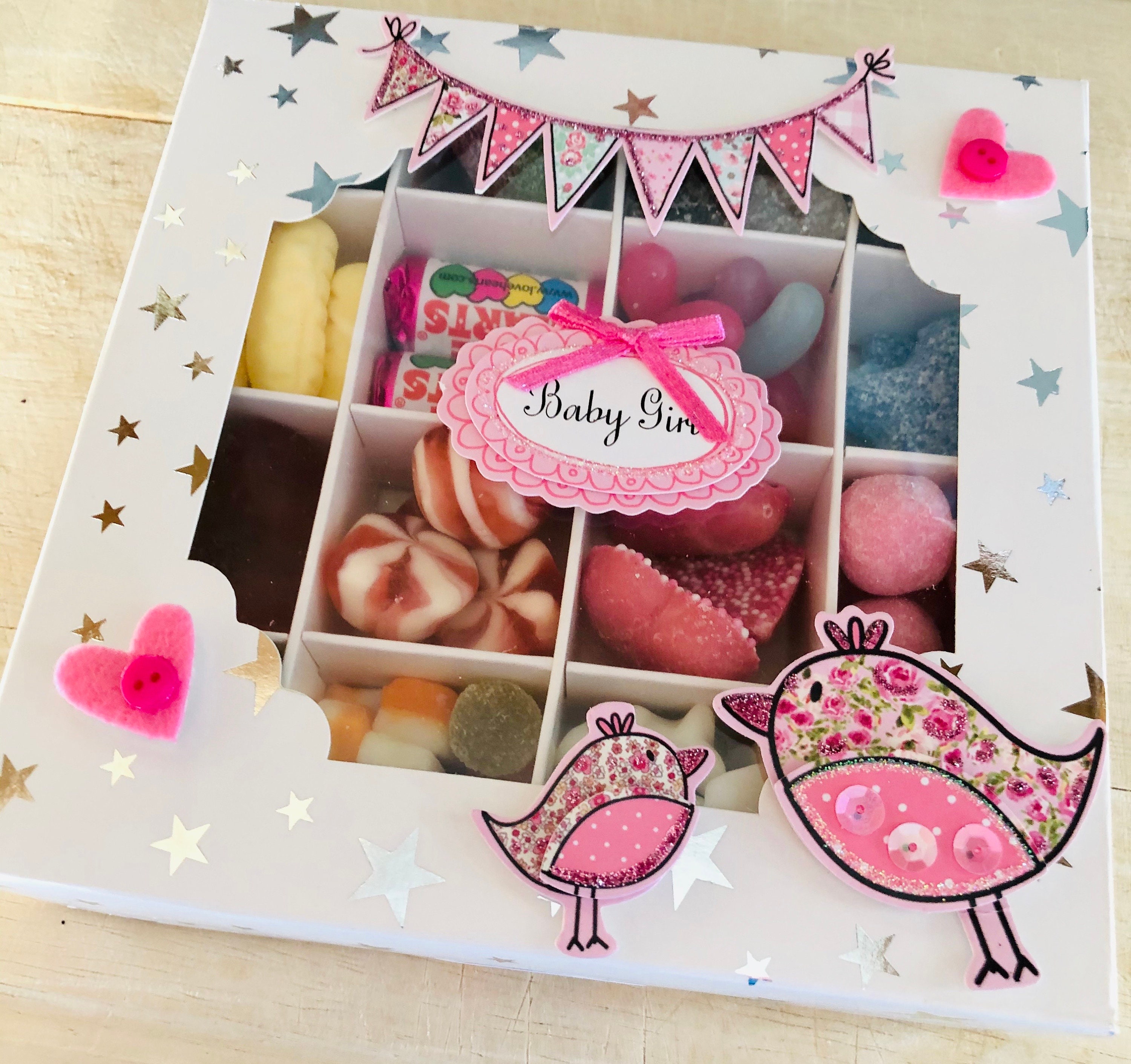 baby girl chocolate boxes