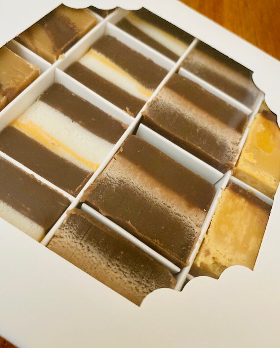 Chocolate Fudge Gift Box. Chocolate Brownie Maltesers Creme Etsy