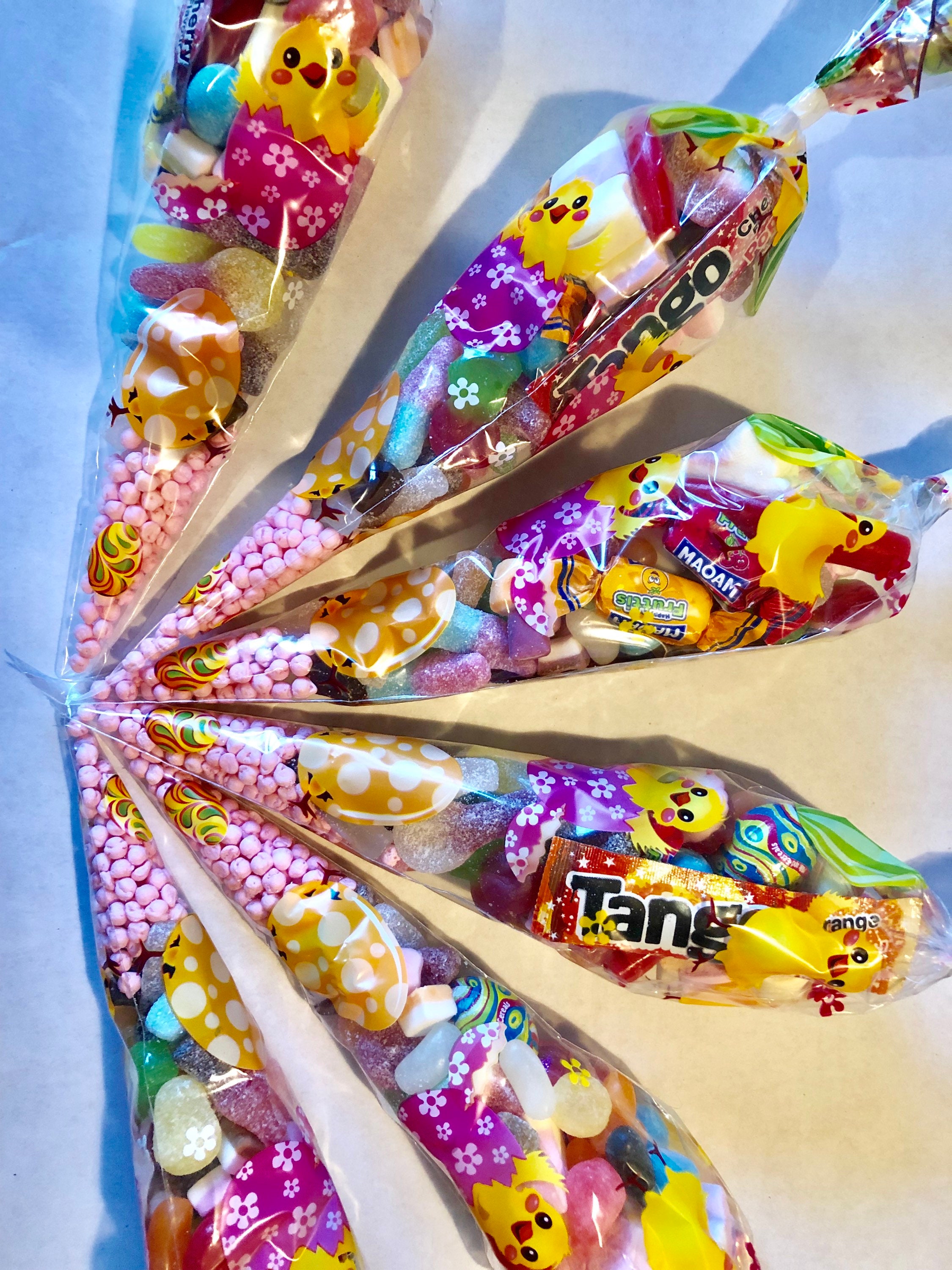 Sweet Cones Party Bags gender reveal Vegetarian Vegan Etsy