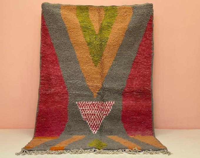 Gorgeous Nursery Rug Handmade Custom Beni Ourain Rug Farmhouse Runner Indoor Outdoor Rug