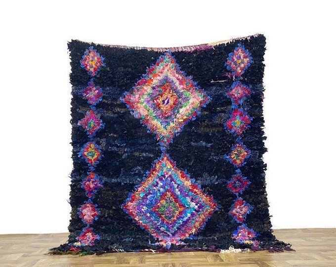 Antique Rug,Kilim Moroccan Rug, Bedroom Rug,Handmade Colorful Carpet, Living RoomRug ,5x4 Feet