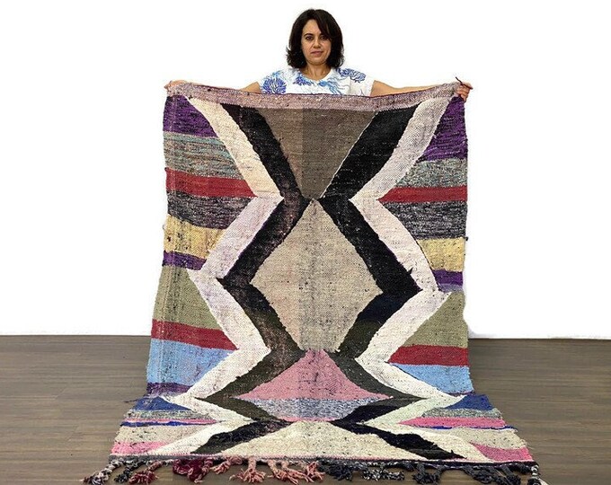 Bedroom Rug Moroccan Rug Colorful Carpet Living Room Rug Vintage Matdoor Runner