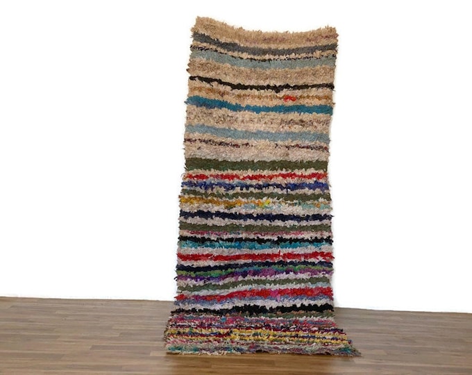 3x8.5 ft,Vintage Hallway Berber  Rug Teppiche Runner Handmade Moroccan Hallway''Area Runner Tapis,Striped Runner
