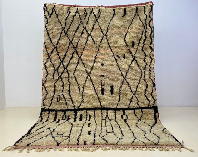 Fabulous Custom Rug Authentic Moroccan Rug Natural Grave Rug Stair Runner
