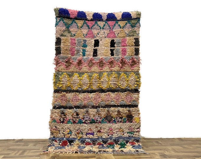 Moroccan Rug, BerberFoostool Rug,Living Room Rug, Entryway Kilim Rug,Bedroom Runner Rug