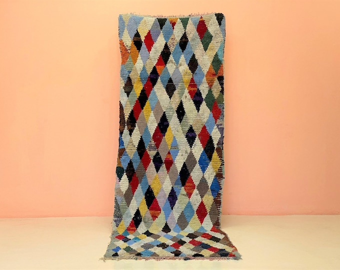 Check Runner Rug Bedroom  Rug Kitchen Runner Stair Runner Vintage Entryway2.5x9 ft