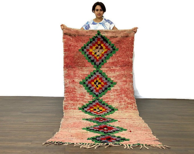 Traditionnel Rug ,Diamond Pattern Rug ,Bedroom Rug ,Handmade Carpet ,Door Mat Runner,Home Decore