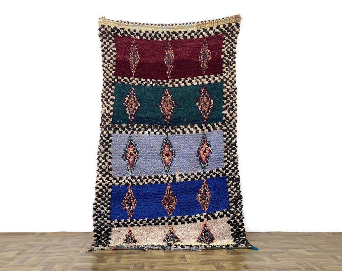Exclusive Berber Rug,Cherouite Outdoor Runner,Living Room Rug, Colorful Nursery Rug,Handmade Matdoor Runner