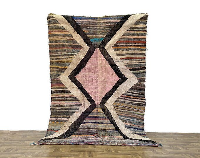 Solid Groove Rug ,Living Room Rug,Abstract Handcraft Sofa Rug, Colorful Area Runner