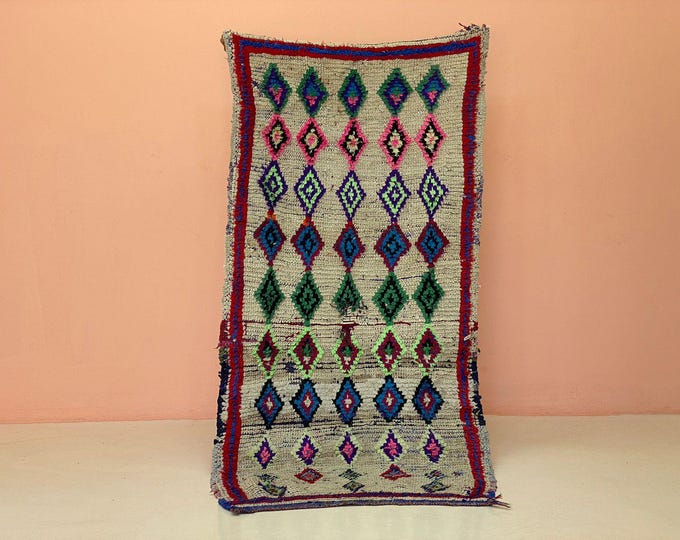 Moroccan Moroccan Runner Rug HouseWarming Gift,Soft Berber Entryway  Dining Room Carpet 3x7 ft