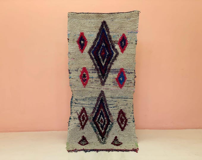 Vintage Indoor Outdoor Rug Shaggy Sheepskin Rug Handmade Wachable Machine Rug Stair Runner Entryway  2.8x6 ft