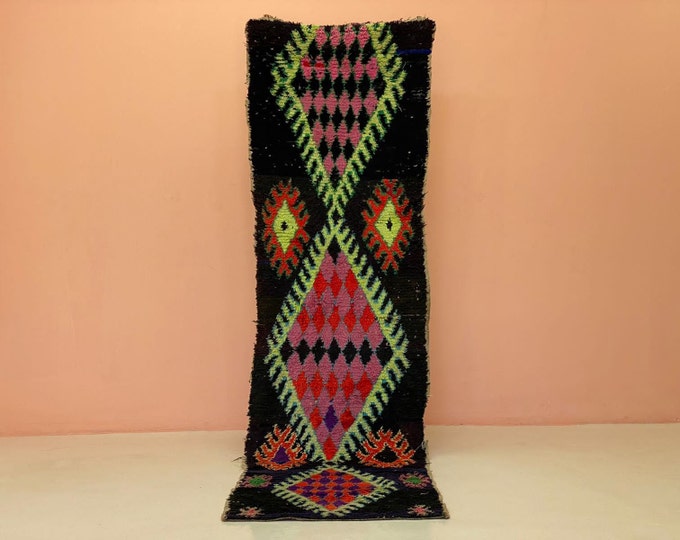 Vintage Stair Runner RugOutdoor Indoor Area Rug  Runner Home Feded Colors Rug  2.5x9.5 ft