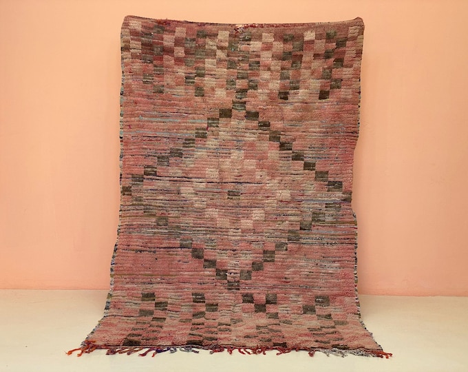 Handmade Corridor Runner Rug Outdoor Indoor Area Vintage Runner Washable Kitchen Rug  5x7.6 ft