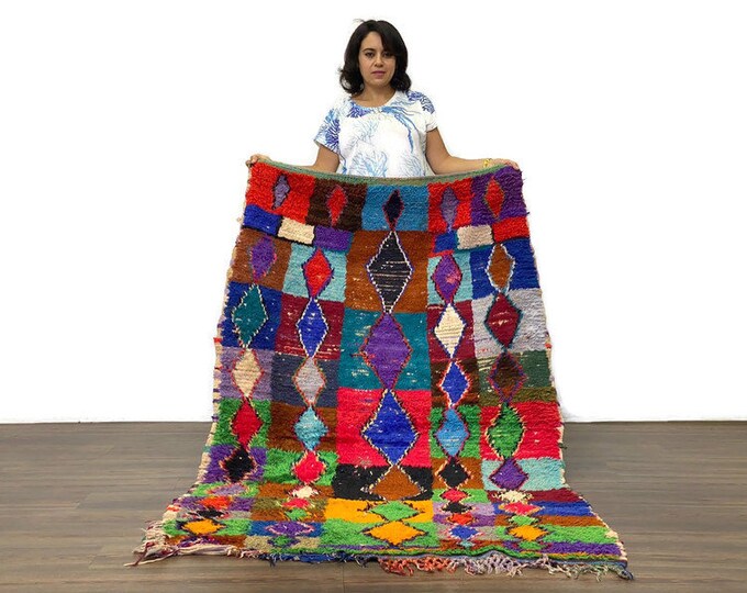 Patchwork Rug,living Room Rug,Entryway Kilim Rug,Exclusive Moroccan Rug,Nursery Kilim Rug,Berber Area Runner