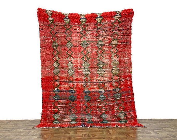 Housewarming Rug,Ethnic Tribal Rug, Contemporary Carpet,Vintage Soft Wool Area Rug,Living Room Rug