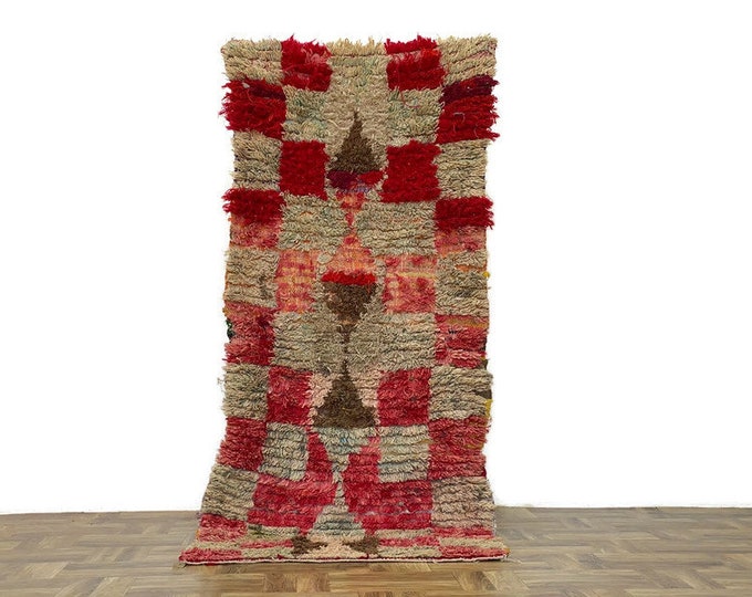 Nursery Area Rug,Checkerboard Rug,Moroccan Ruf For Living Room, Entryway Kilim Rug,Custom Check Runner
