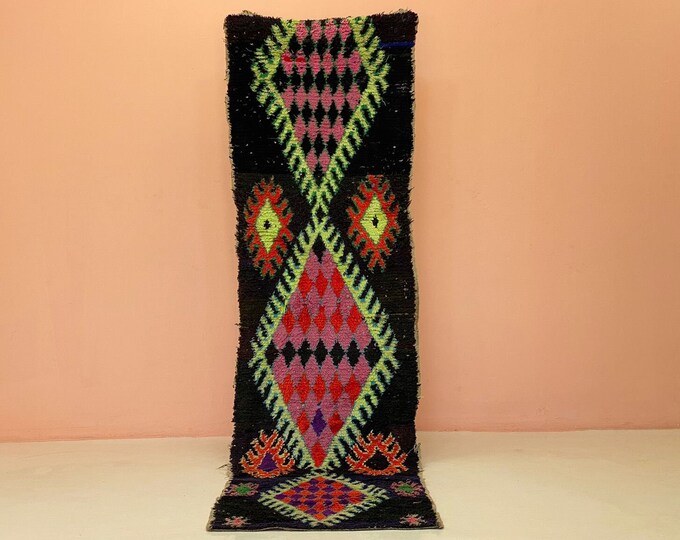 Vintage Modern Table Runner Rug Boho Kilim Stair Carpet Runner Outdoor Rug 2.5x9 ft