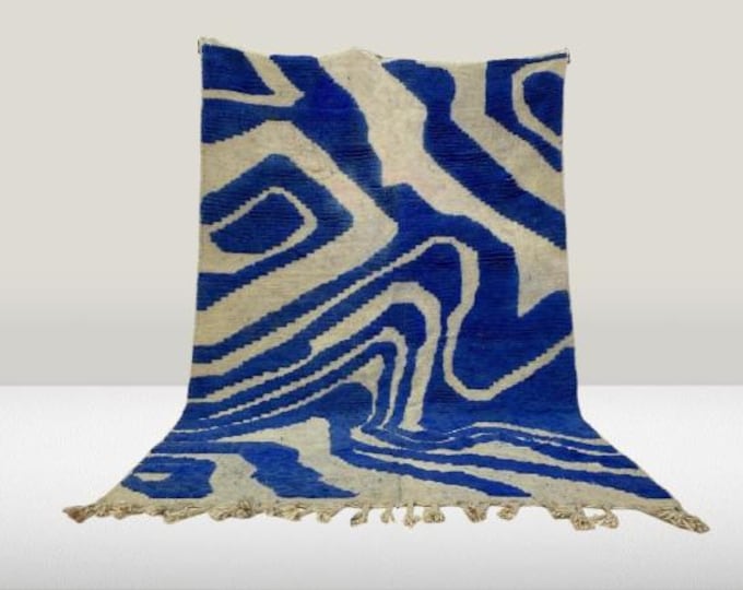 Indigo Blue Rug Stunning Bedroom Rug  For Living Room Modern Carpet Oriental Rug Stair Runner Custom Rug /ALL SIZE