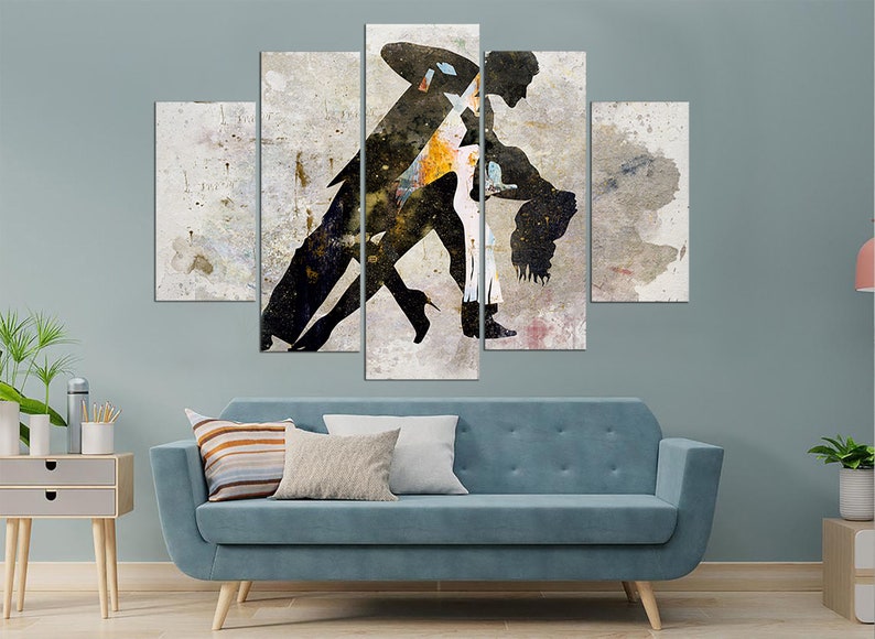 Couple Dancing Wall Art Print Dancing Couple Man and Woman Print Couple Dancing Art Gift For Her Couple Print Dance Lover Gift Room Decor image 4