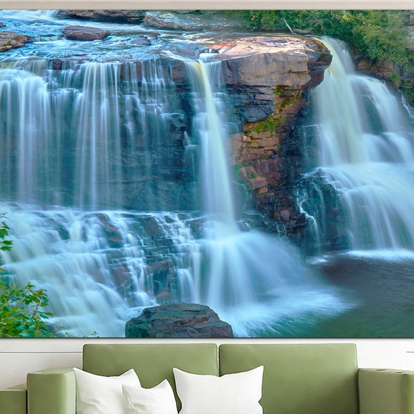 Moving Waterfall Wall Art Etsy