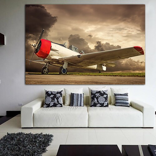 Aviation Print Airplane Canvas Wall Art Aircraft Wall Art Airplane Poster Vintage Airplane Print shops Canvas Multi Panel Wall Art Gift Idea