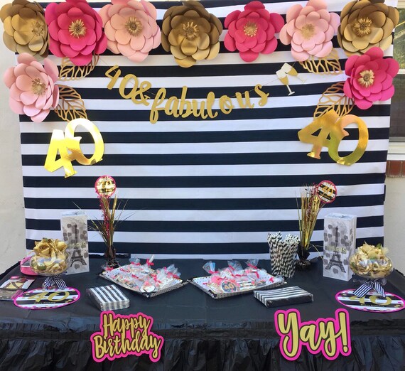 Kate Spade Paper Flower Backdrop Paper Flower Wall Decor Etsy
