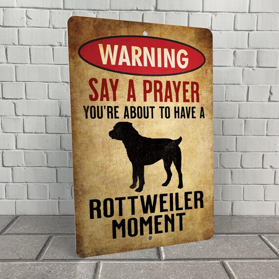 Starting Soon Rottweiler Sign Rottweiler Door Sign