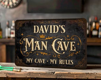 Op maat gemaakt vintage bord mangrot | Gepersonaliseerde muurdecoratie voor hem