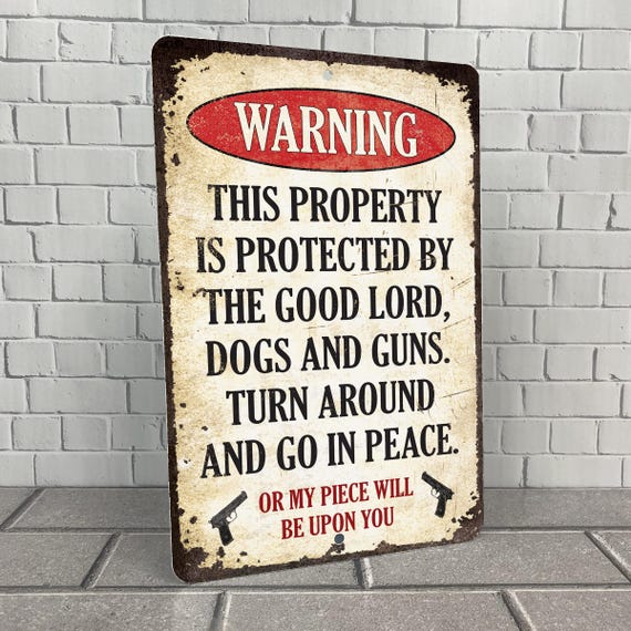 You are Now in Shooting Range, NO Trespassing Caution Sign, Shotgun Metal Sign