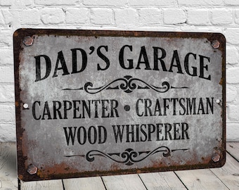 Targa in Metallo generica 30 x 20 cm My Garage My Tools My Rules Werkstatt Retro Metallo Scudo