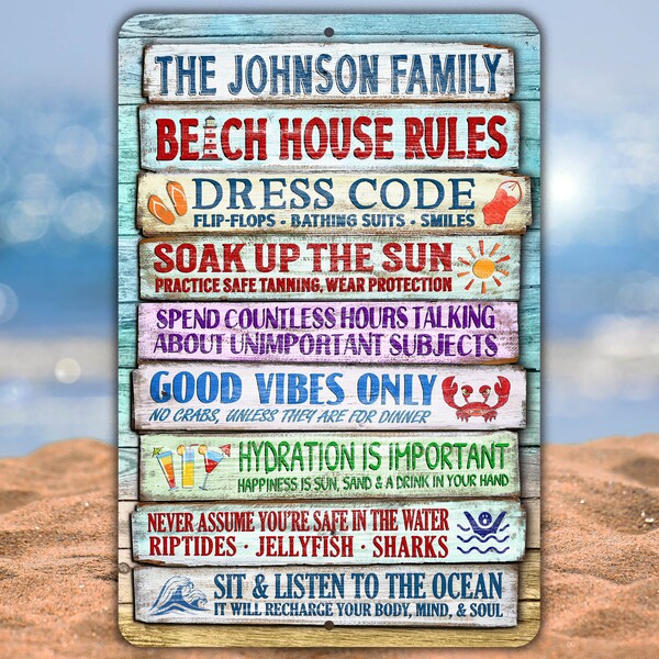 Funny Beach Signs - Etsy