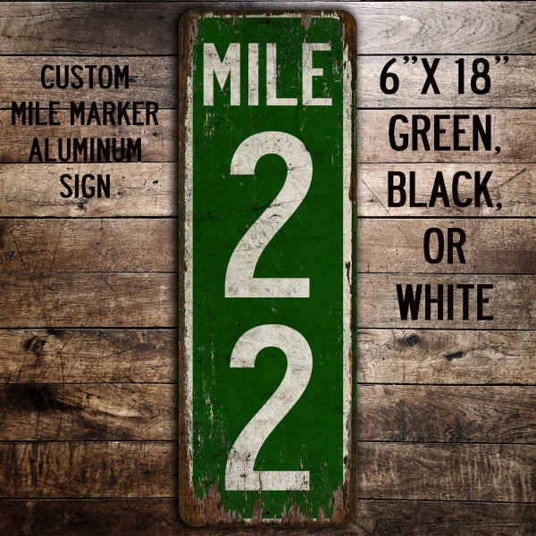 Mile Marker Signs - Etsy