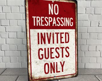 Private Property, No Trespassing, No Soliciting, Keep Out, Custom Metal Sign