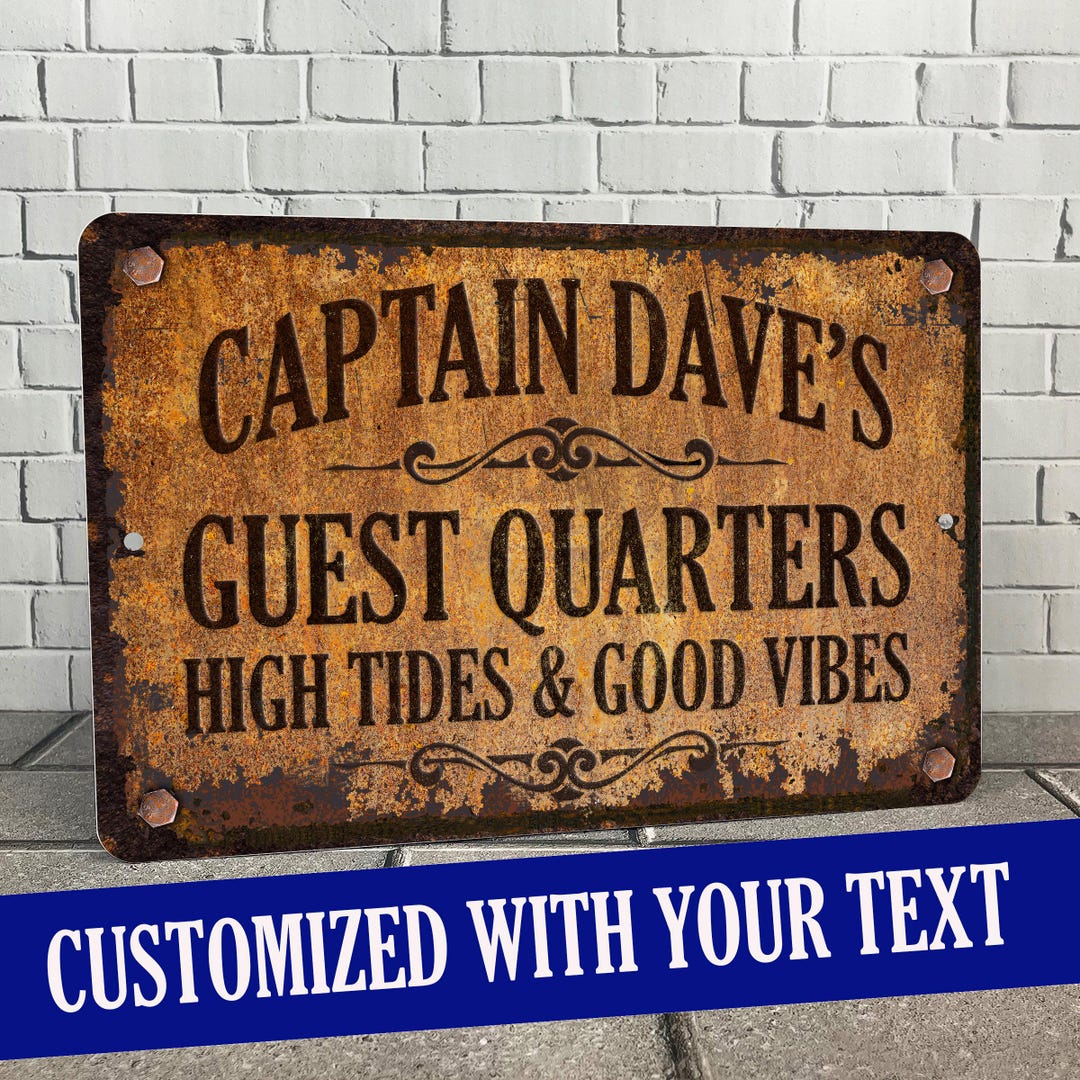 Custom Metal Sign, Make Your Own, Rusty Distressed Design - Etsy