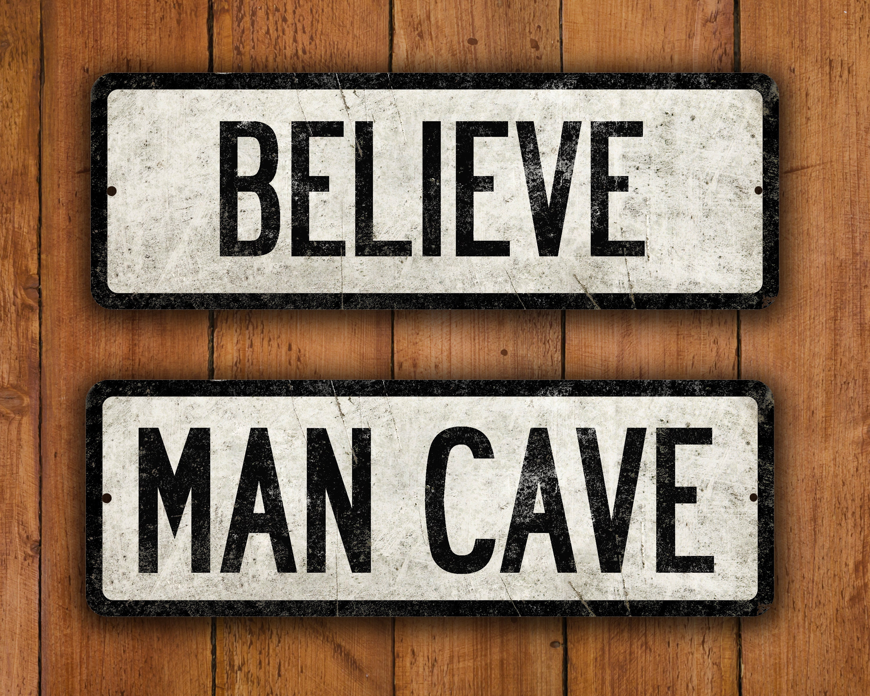 Custom Vintage-style Metal Street Sign With Weathered | Etsy