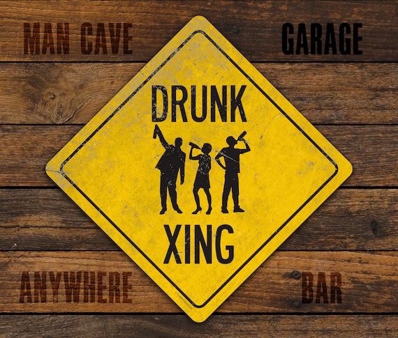Bar Signs for Home Bar Decor-Funny Bar Signs for Man Cave, Metal
