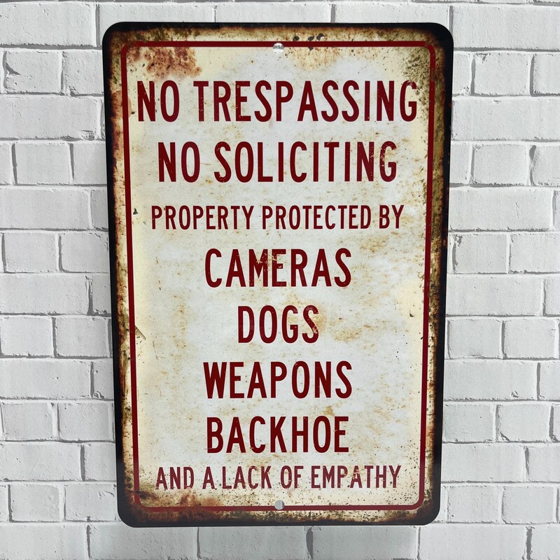 Distressed Sign - Etsy