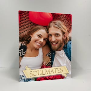 Custom Metal Photo Print: Personalized Picture with Caption