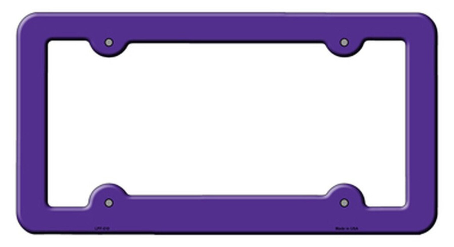 Purple solid Novelty Metal License Plate Frame Etsy