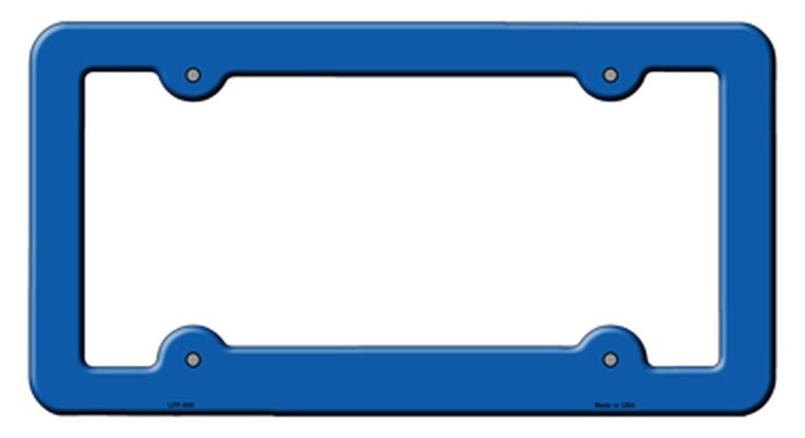 Blue Solid Novelty Metal License Plate Frame Etsy