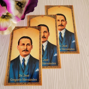Jose Gregorio Hernandez 6 stuks Gebedskaart/Heilige gebedskaart katholiek/kaart geloof/bijbel religieus/wonder gebedskaarten/Santo Venezolano