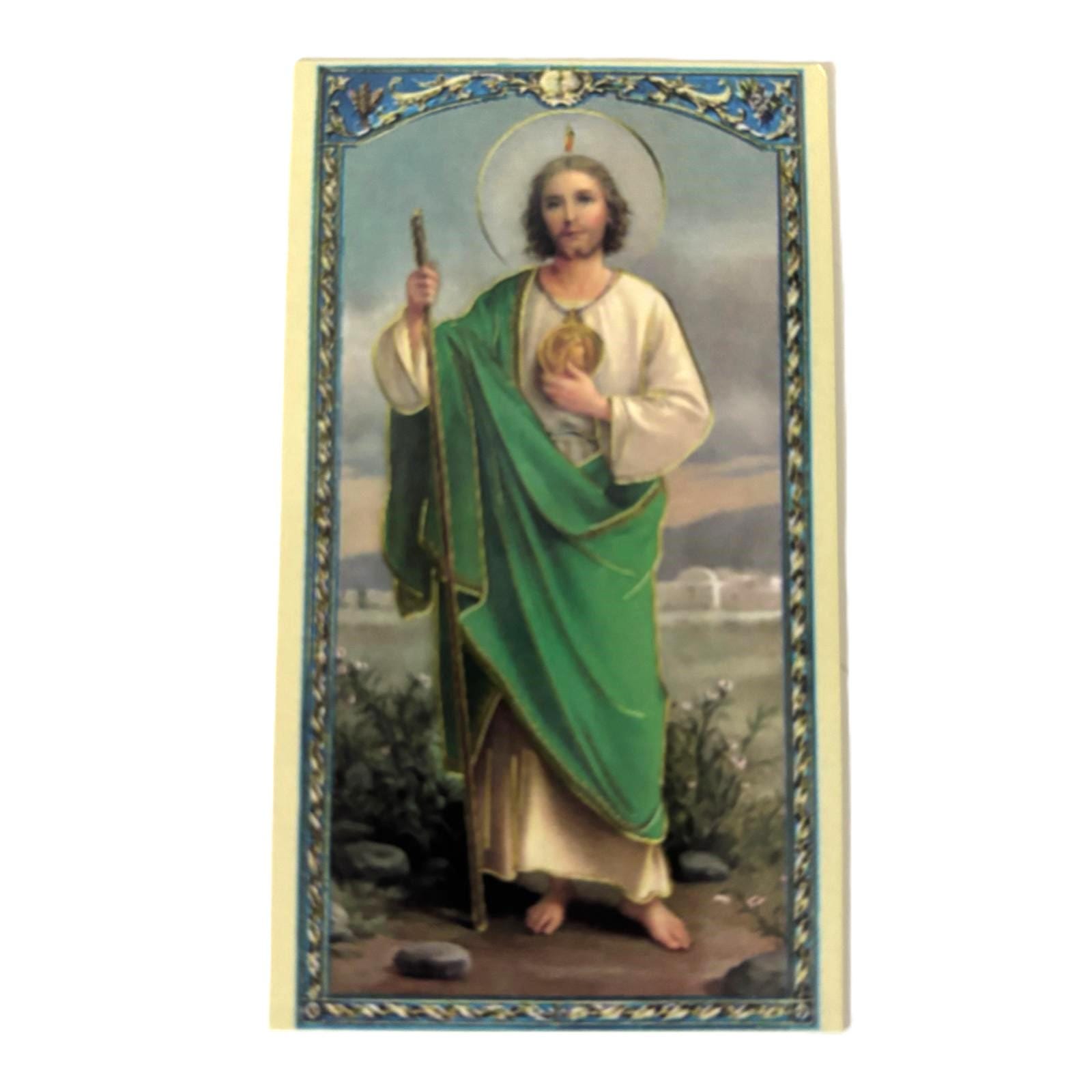 St. Jude, Saint Jude Holy Card With Prayer, Saint Jude, Pack of 12 - Etsy